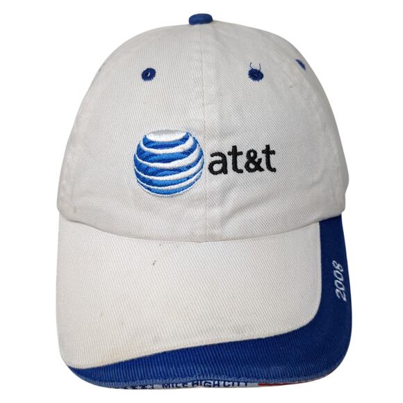 At&t 2008 Democratic National Convention Baseball Cap White One Size Cali Fame - Picture 1 of 9